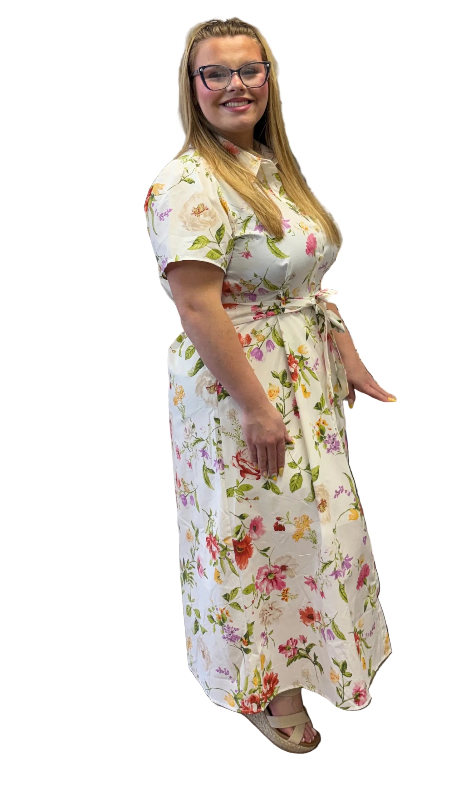 GARDEN PARTY SHIRT DRESS