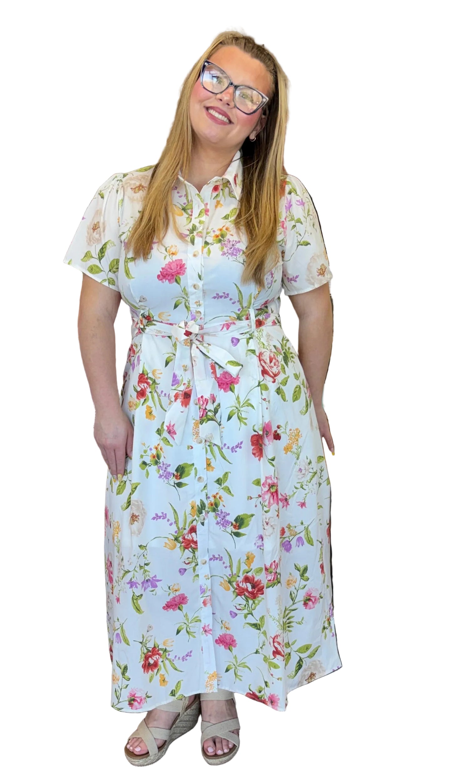 GARDEN PARTY SHIRT DRESS