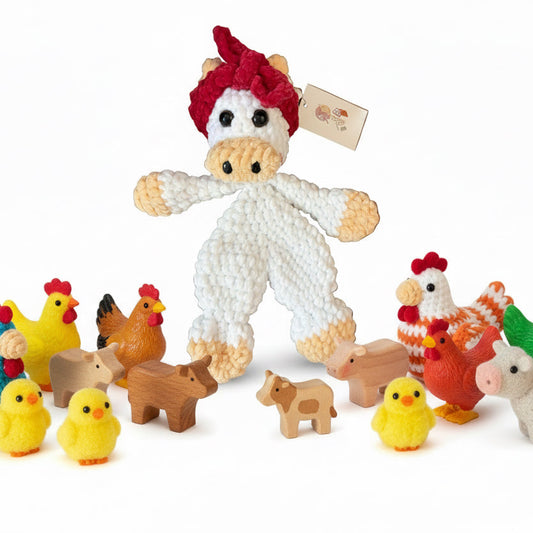 SNUGGIE: BERTHA THE WHITE COW