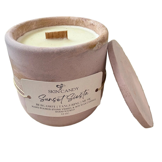 WOOD WICK CANDLE: SUNSET SIESTA
