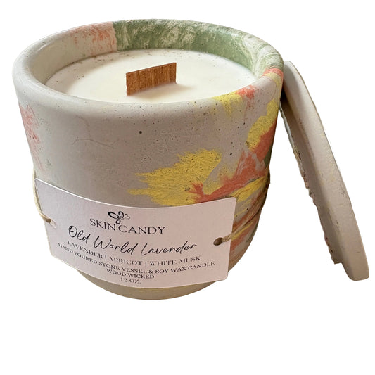 WOOD WICK CANDLE: OLD WORLD LAVENDER
