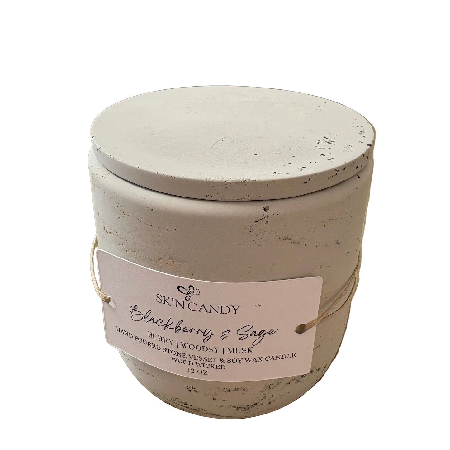 WOOD WICK CANDLE:BLACKBERRY & SAGE