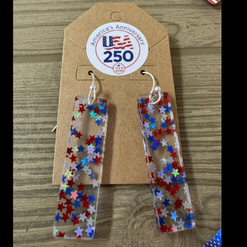 EARRINGS: BIRTHDAY CELEBRATION OF FREEDOM