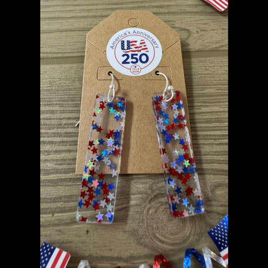 EARRINGS: BIRTHDAY CELEBRATION OF FREEDOM