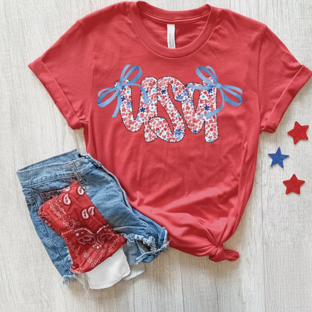 USA BOW TEE