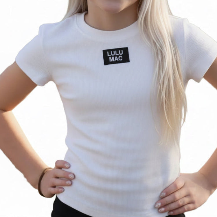 WHITE BABY DOLL LULU MAC TOP