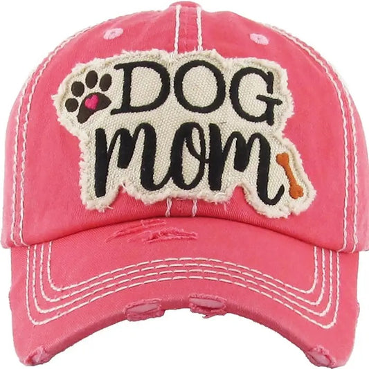 VINTAGE CAP: "DOG MOM"