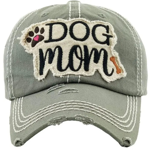 VINTAGE CAP: "DOG MOM"