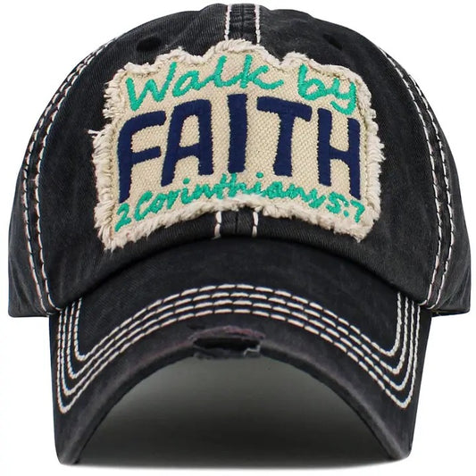 VINTAGE CAP: "WALK BY FAITH"