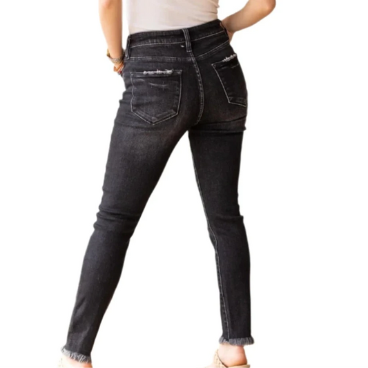 THE WILLOW BLACK SKINNY JEAN