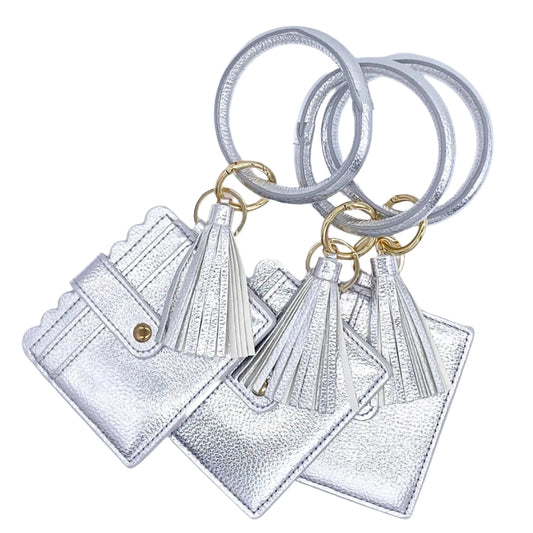 THE  METALLIC LIZZY WRISTLET: SILVER