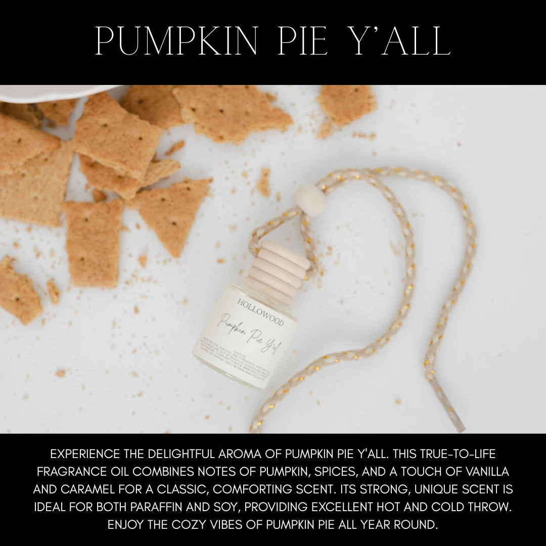 CAR DIFFUSER: PUMPKIN PIE YALL