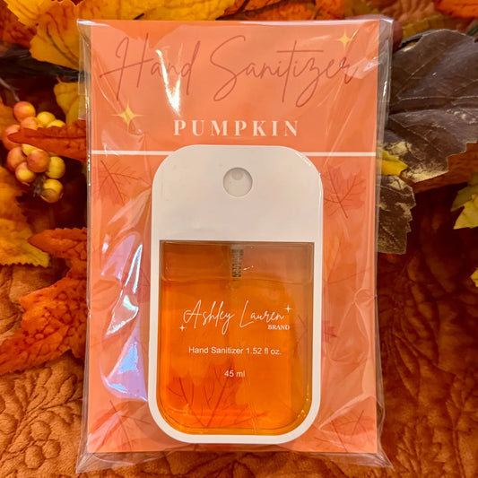 PACKAGED SPRAY HAND SANITIIZER: PUMPKIN